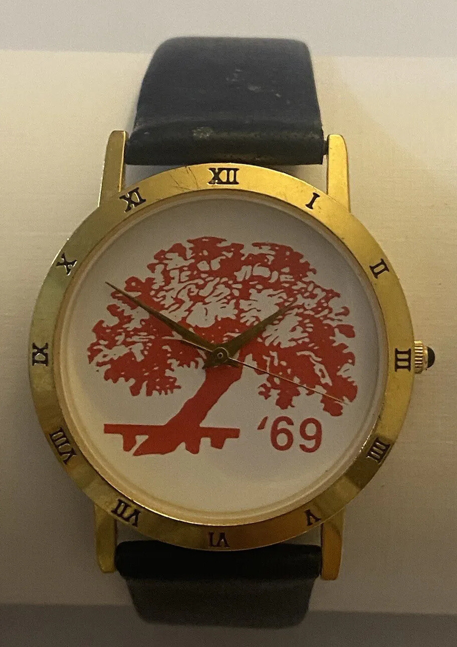 Image Watches California Cherry Blossm Tree 1980’s Tested Working! SEE PHOTOS!