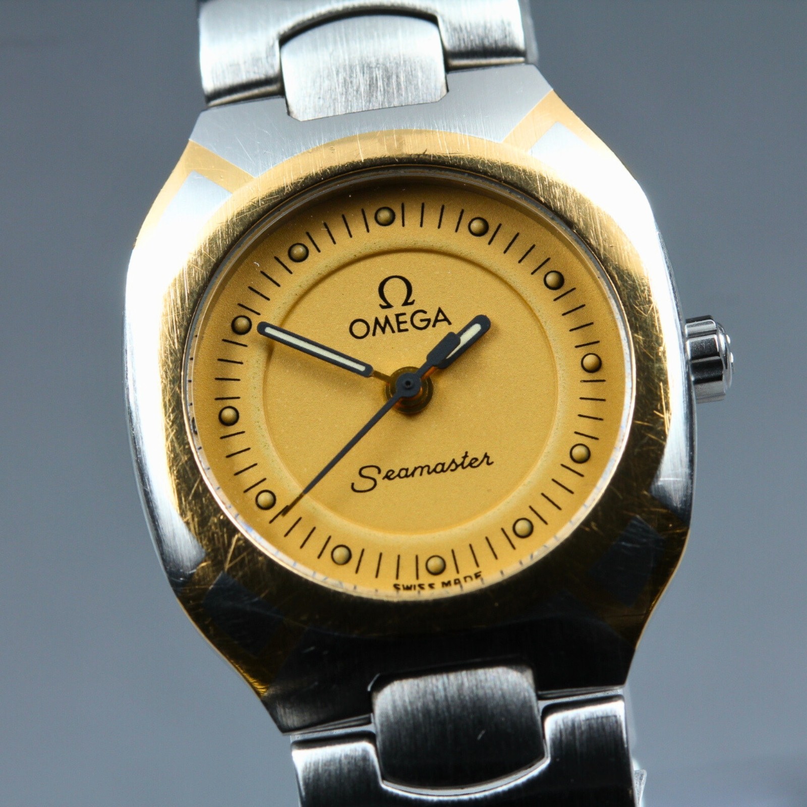 Vintage 1991 OMEGA Polari﻿s 796.1022 Cal.1460 Women’s Quartz Watch 22mm