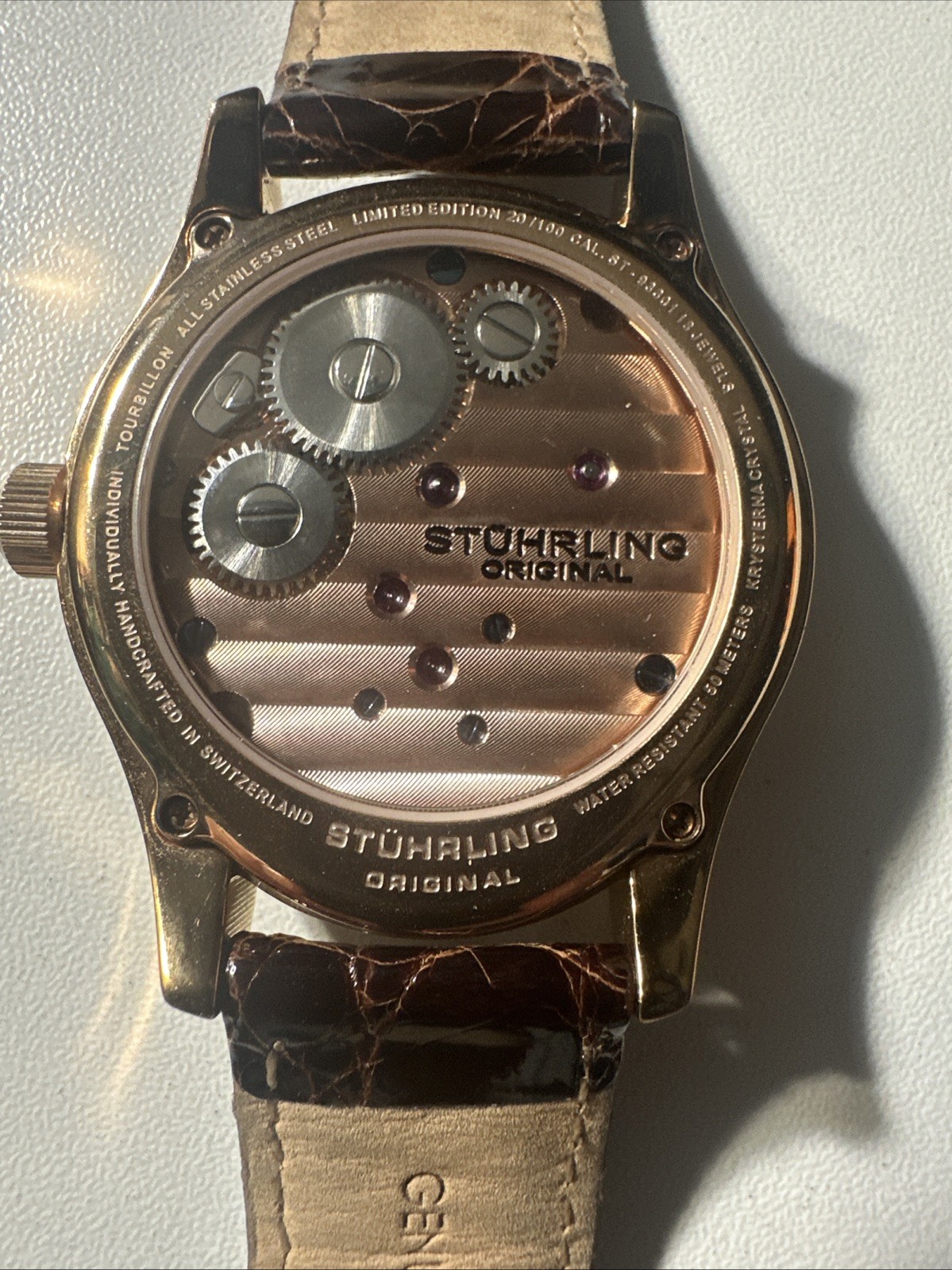 Stührling Original Tourbillon Sold Out, Limited To 100 Each.