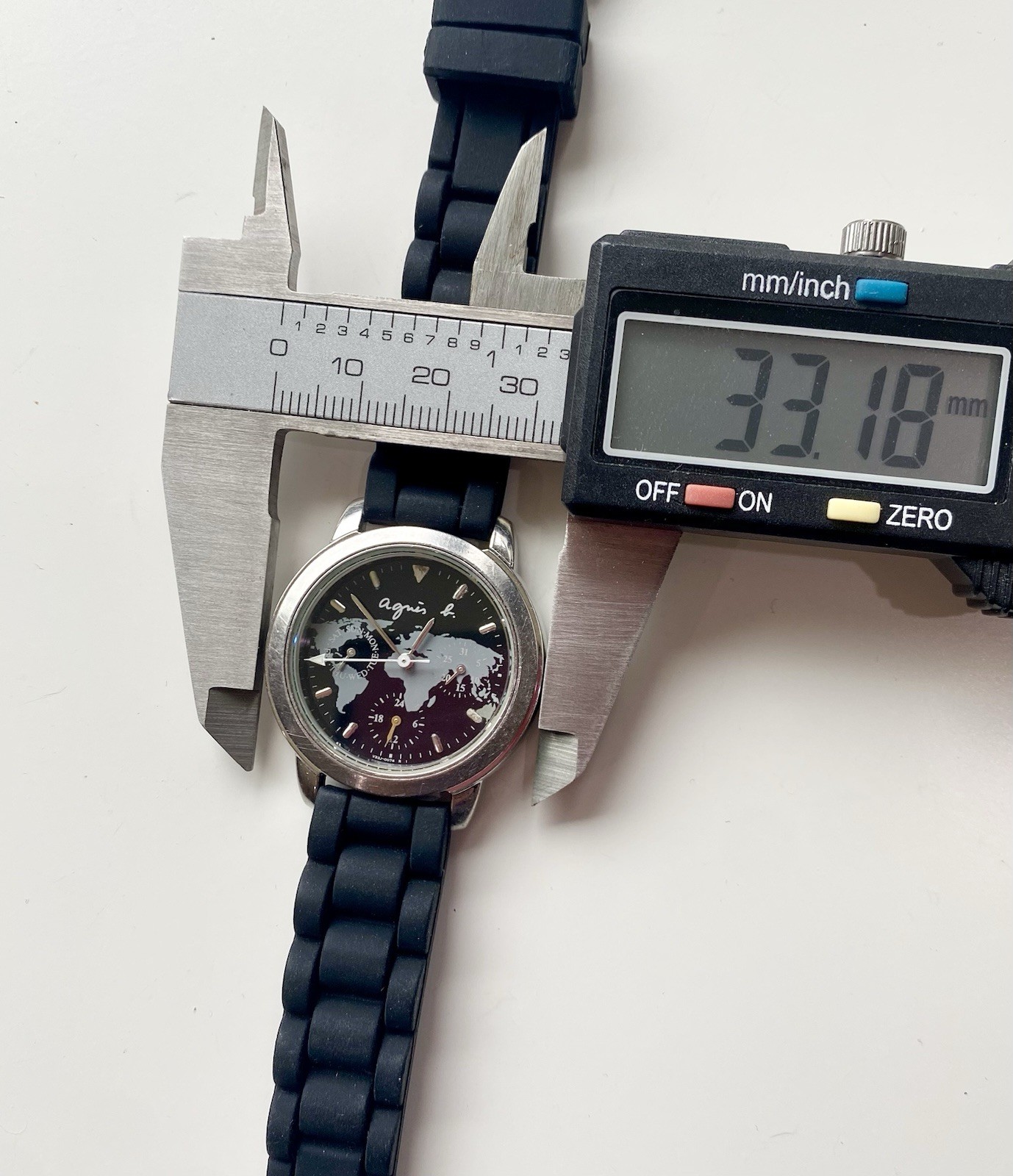 Seiko Agnes B Calendar JDM Quartz Watch 33mm Stainless Steel Made In Japan