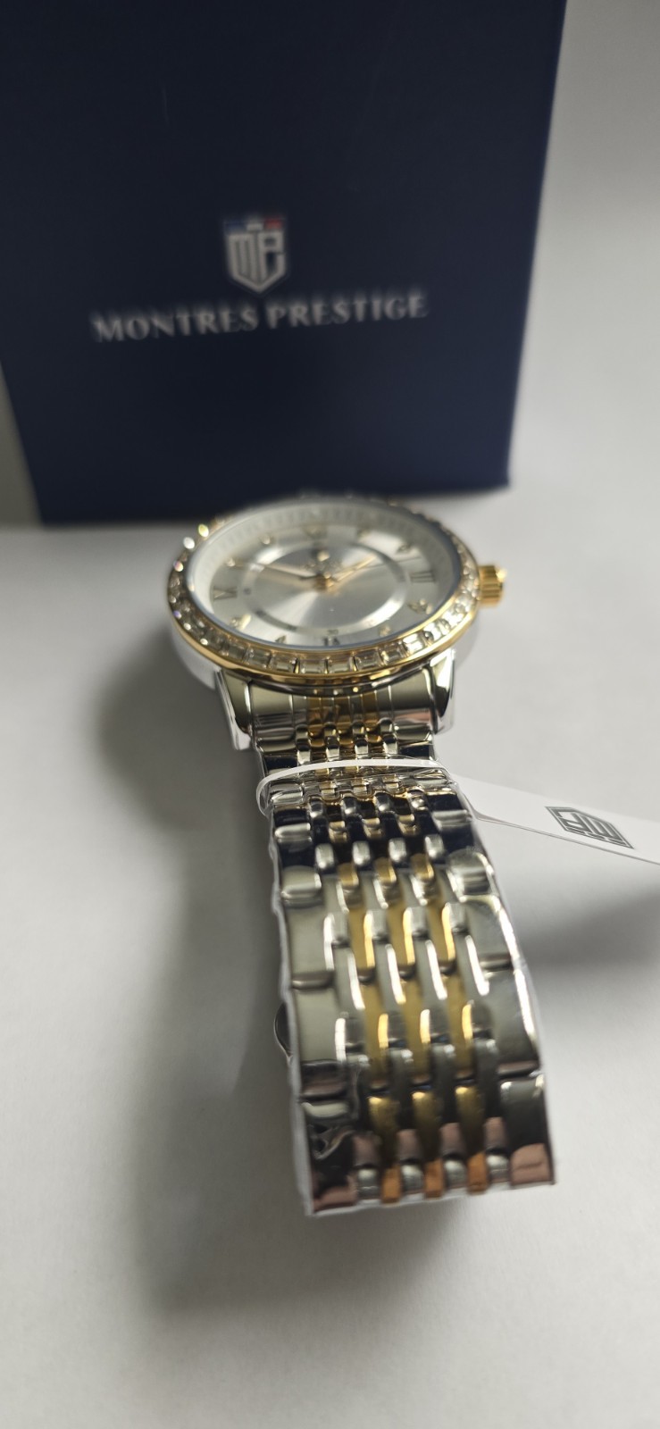 Montres Prestige x Invicta Men’s 45mm Two Tone Watch Crystal Bezel MPW-0239 NIB