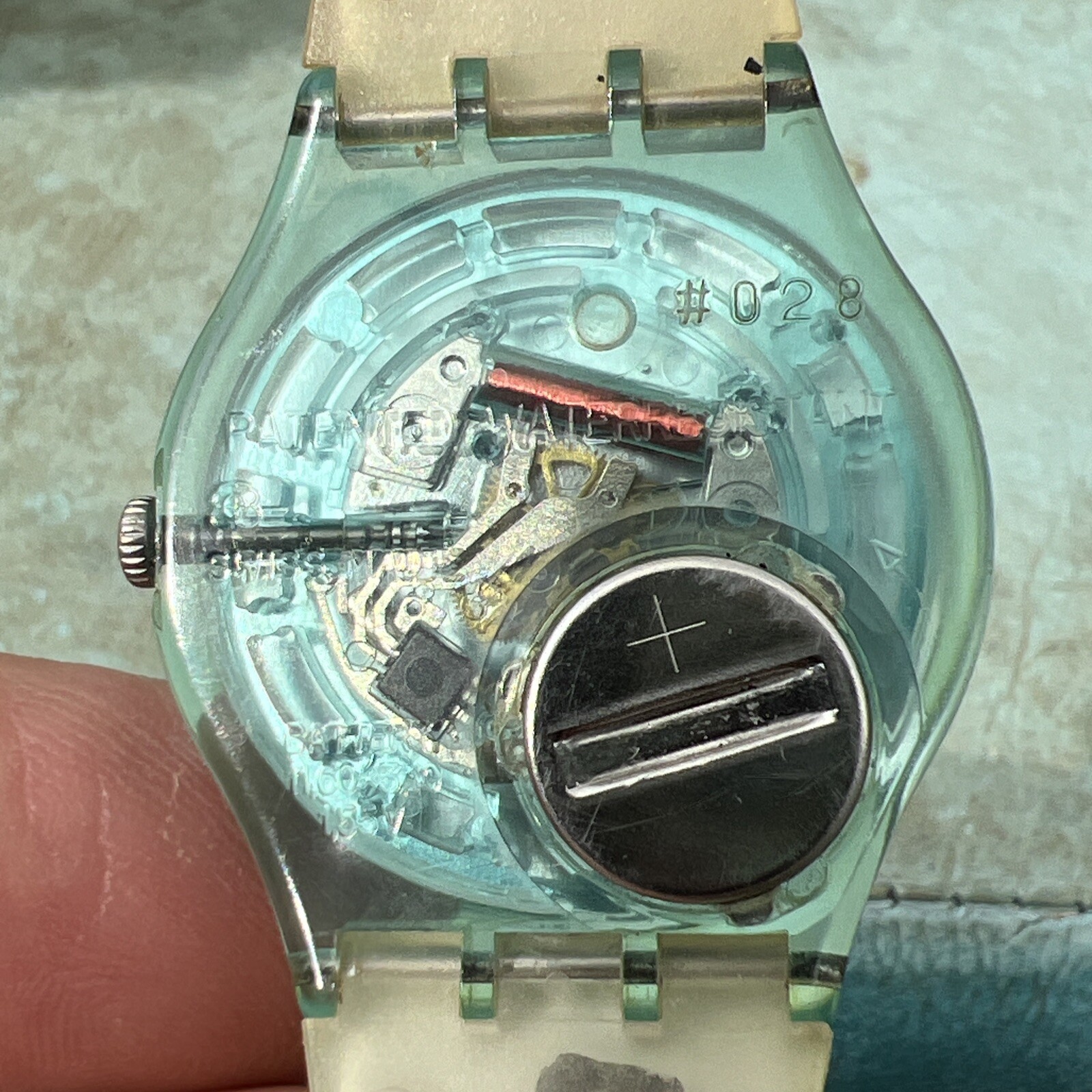 Swatch Watch Rainbow Color The Sky GS124 AG 2003 Swiss Made Rare Vintage