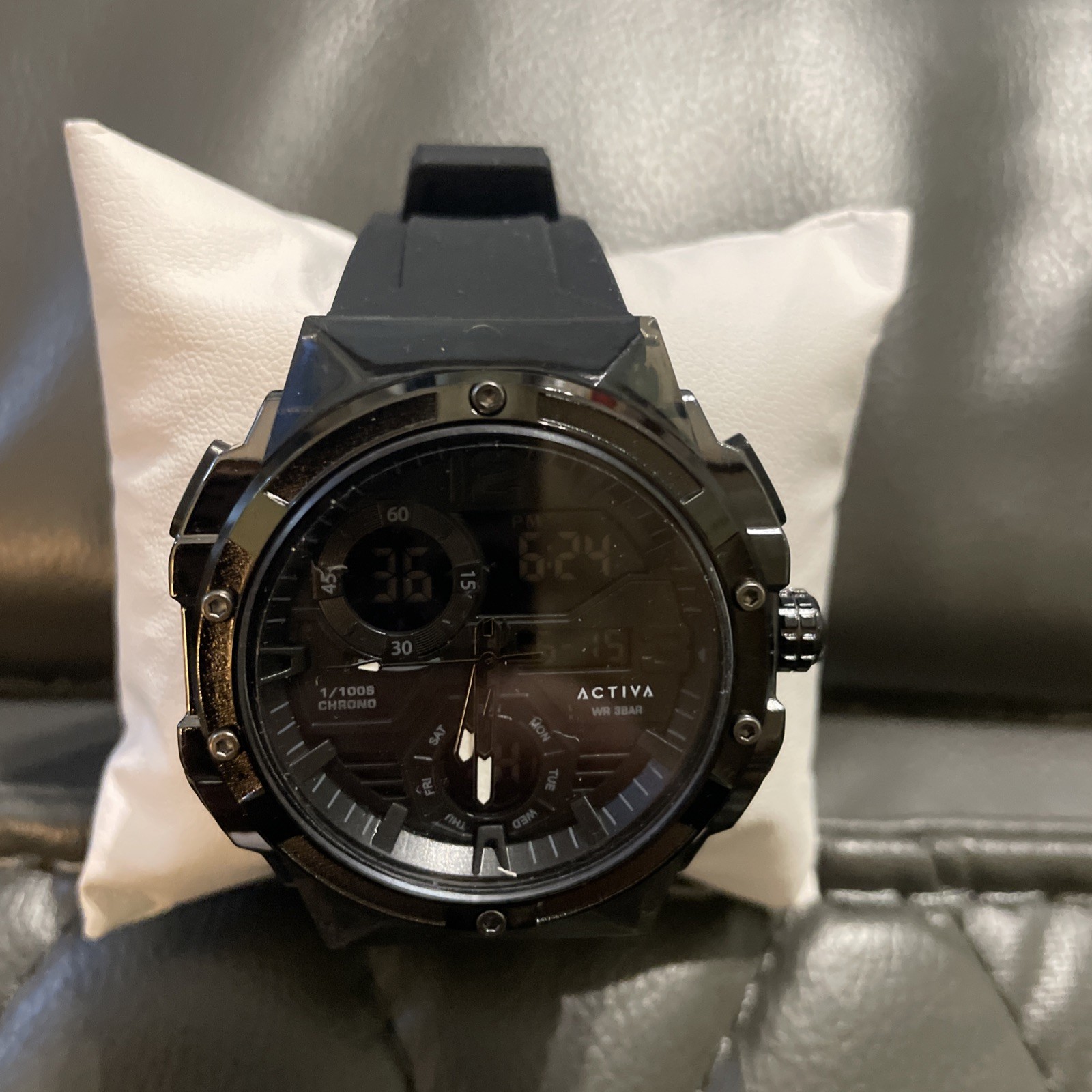 New In Box! Activa Digital Essentials watch 51mm Men’s Analog Black