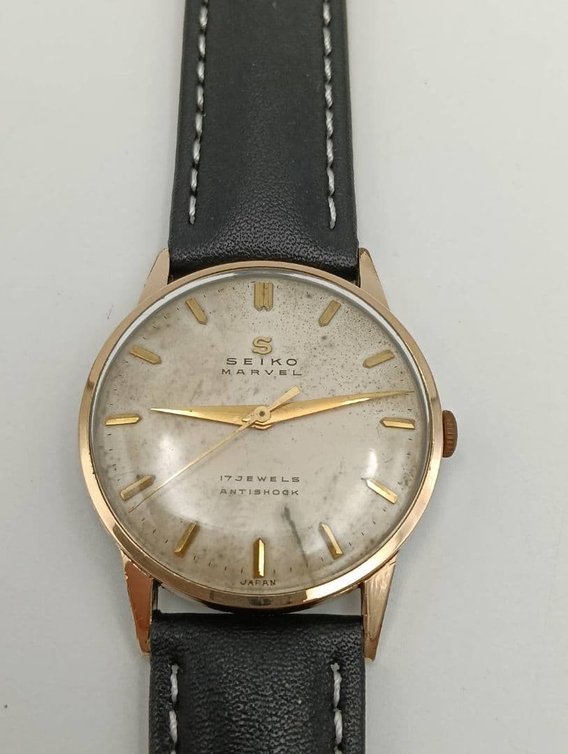 Overhauled SEIKO MARVEL 17JEWELS Manual Wind Vintage Watch