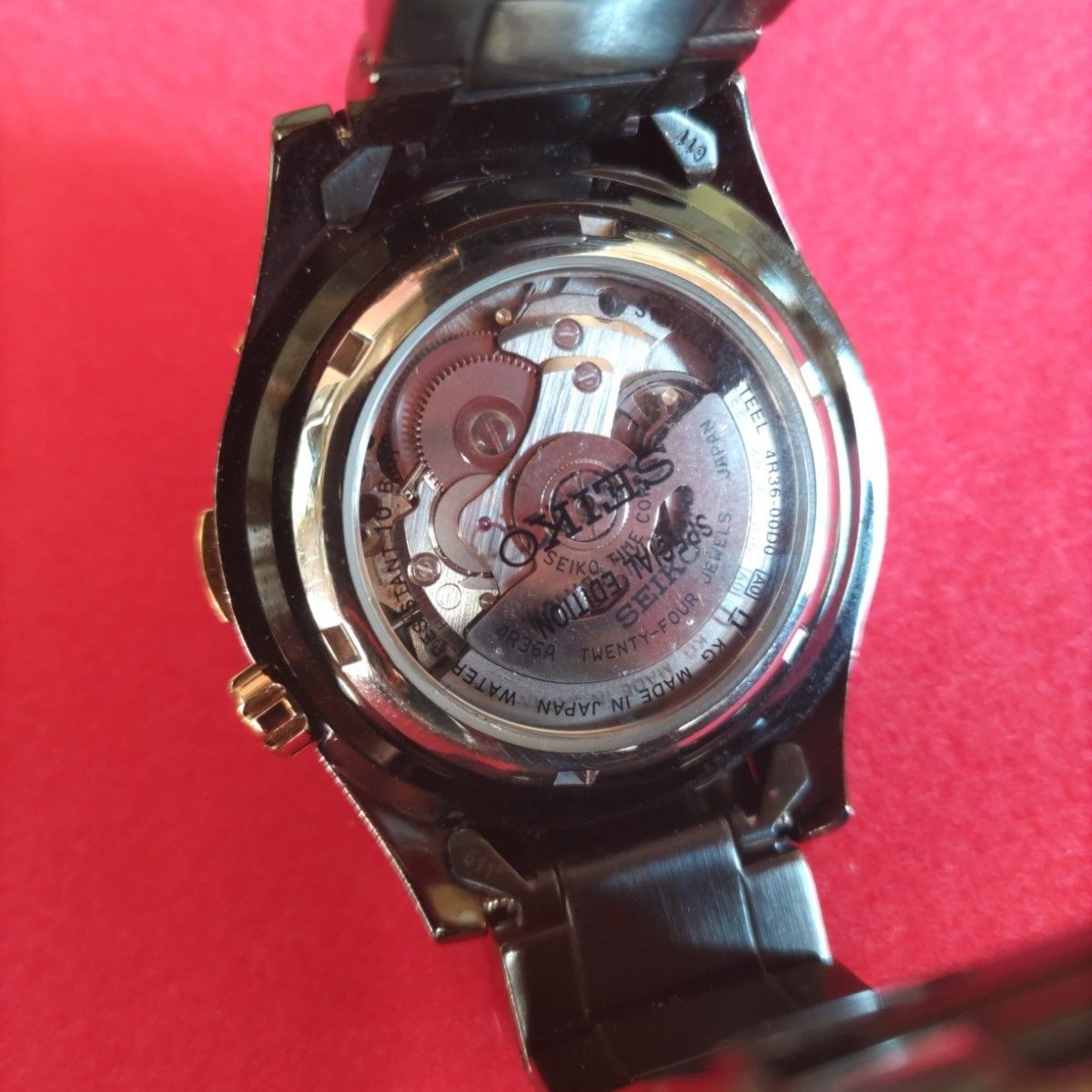 Seiko Sports 5 automatic winding see through skeleton quartz for men fashion qua