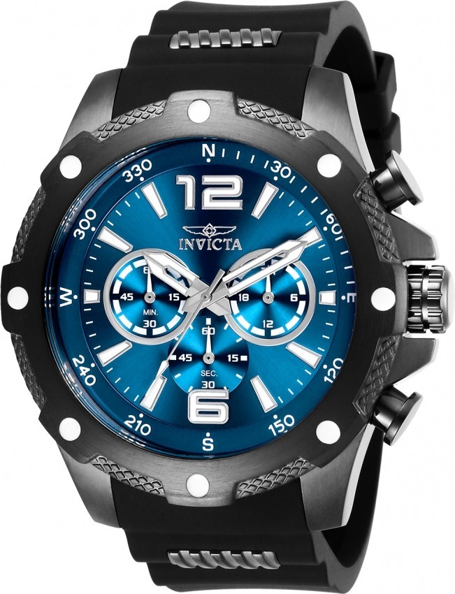 Men’s INVICTA 27272 I-Force Chronograph Gun metal Blue dial watch 50mm