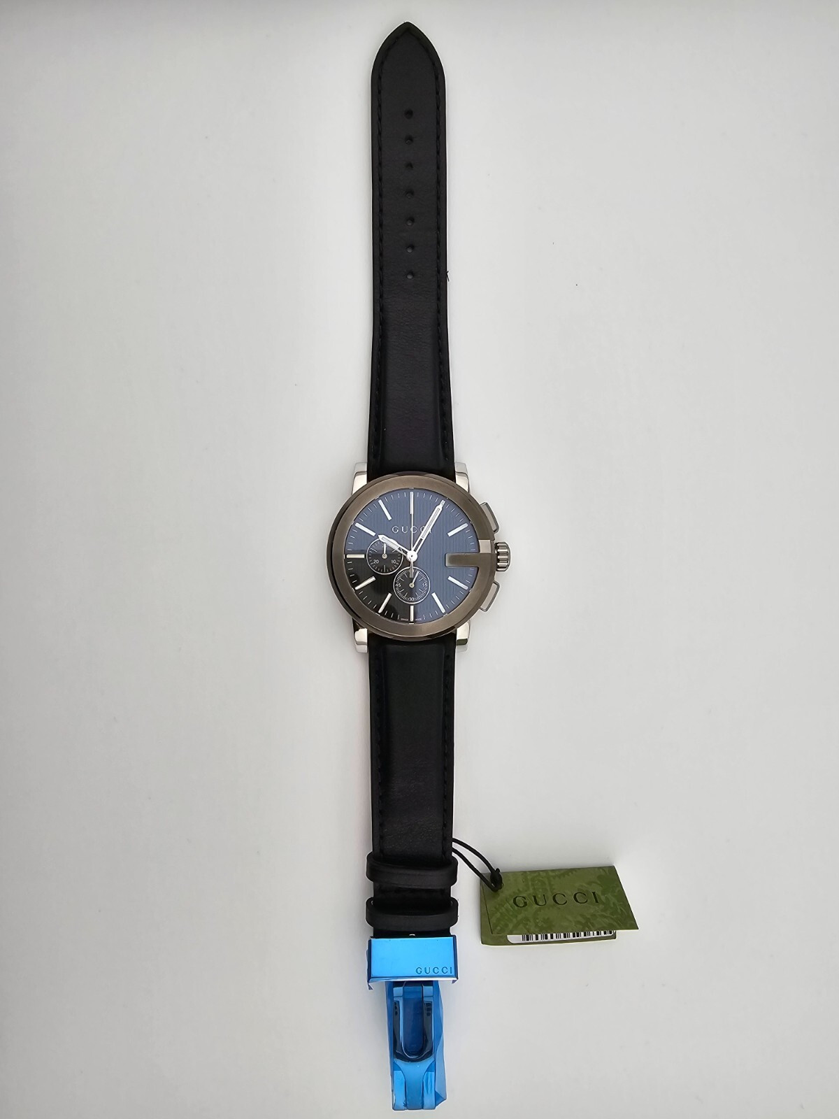 Gucci G-Chrono Men’s Black Dial Chronograph Watch – YA101205 ($1820 MSRP)