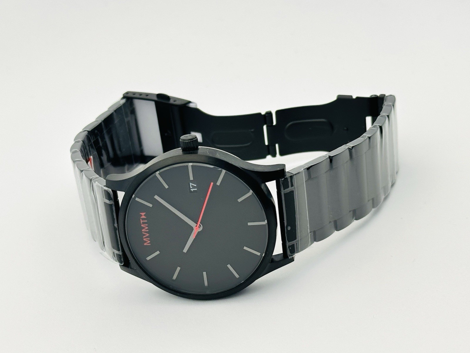 MVMT L213.5B.551 Classic Black Dial Black Stainless Steel Bracelet 45mm Watch