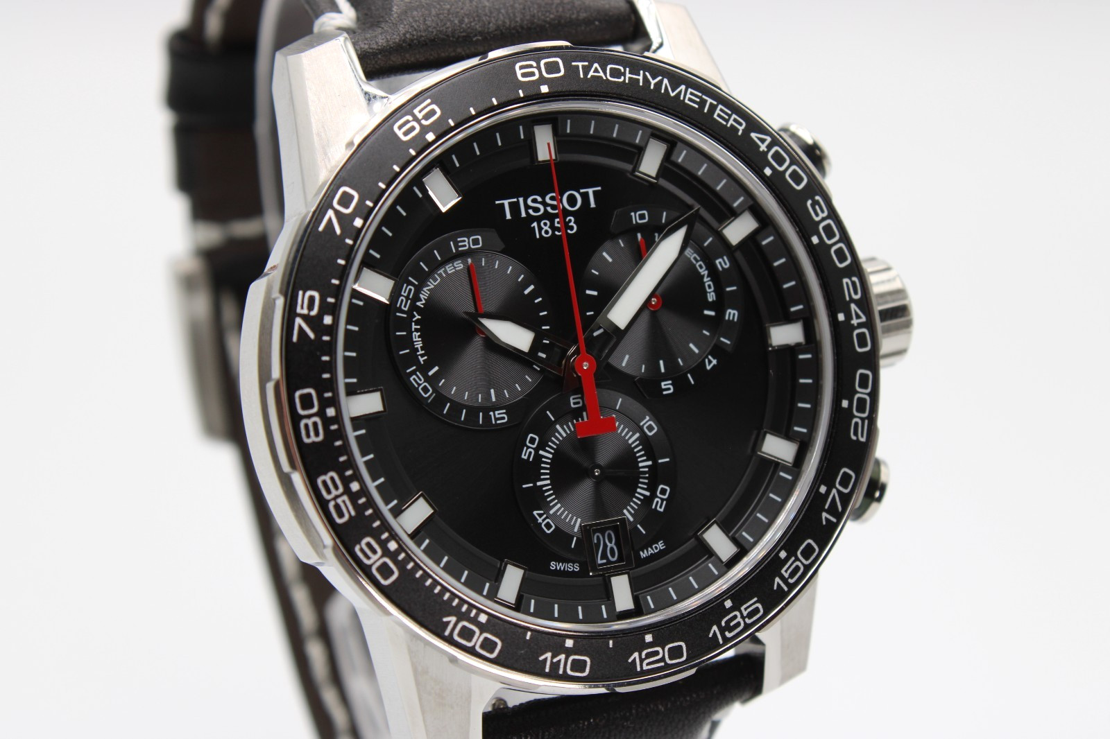 TISSOT Supersport Chrono T125.617.16.051.00 Quartz Black Dial Men’s Watch 45.5mm