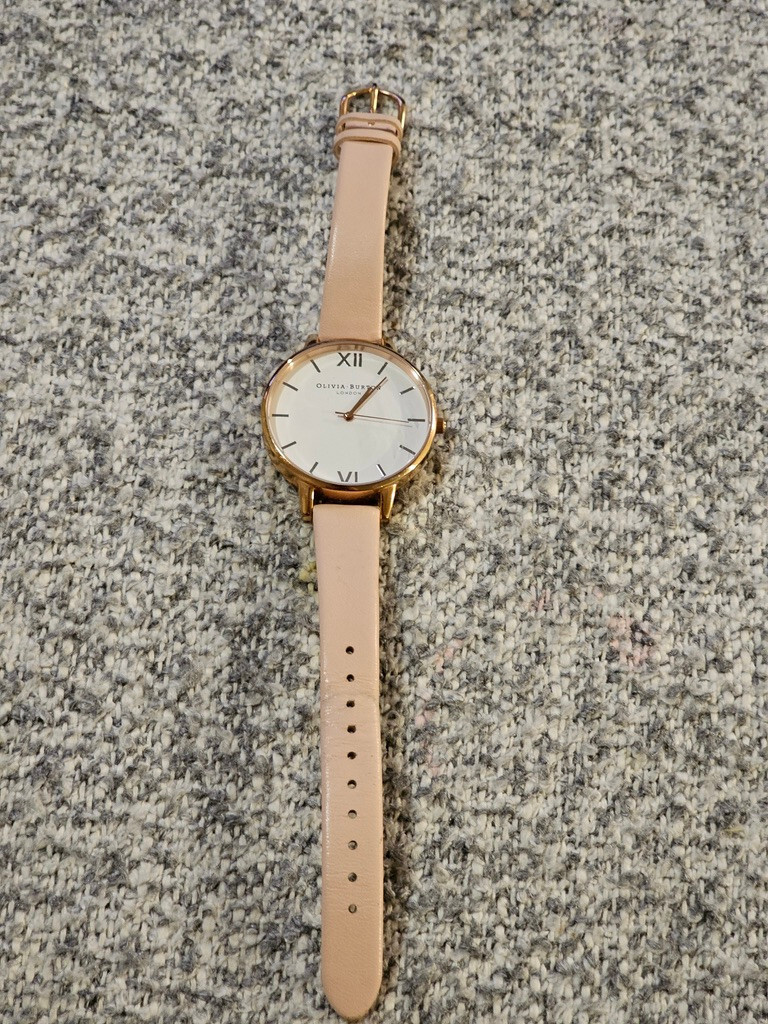 OLIVIA BURTON London Womens Watch Rose Gold Tone WHITE DIAL OB038