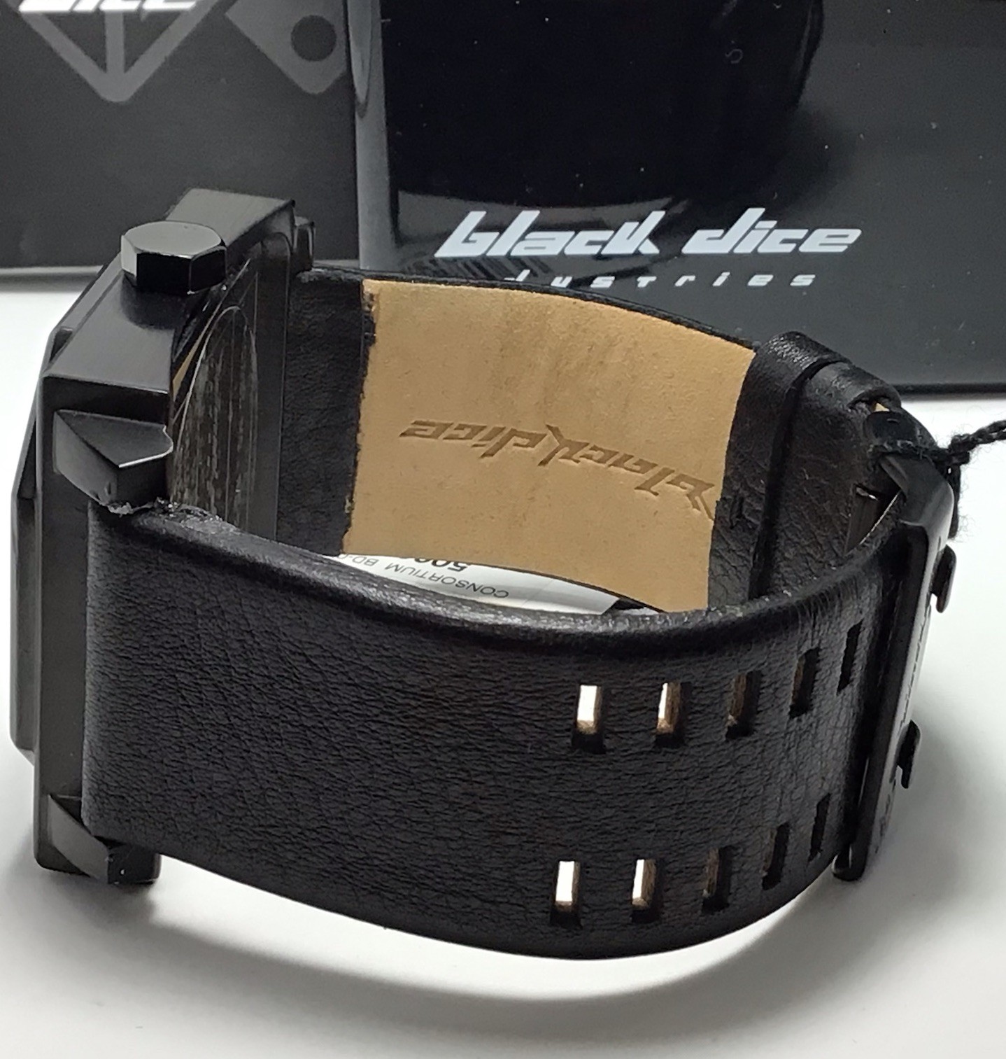 Black Dice Men’s Watch – Swiss Movement, 5ATM