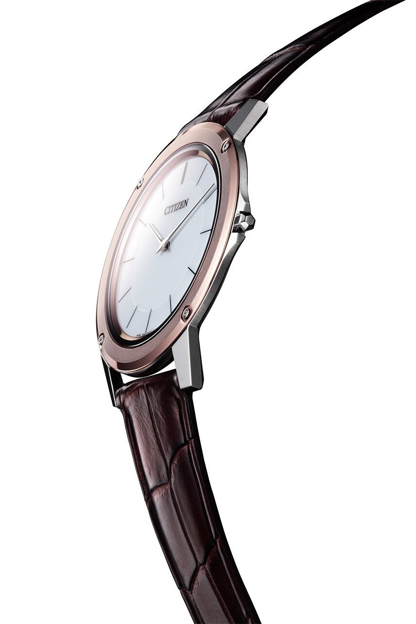 NEW CITIZEN ECO DRIVE ONE MENS DRESS ULTRA THIN 2.98MM WATCH AR5026-05A