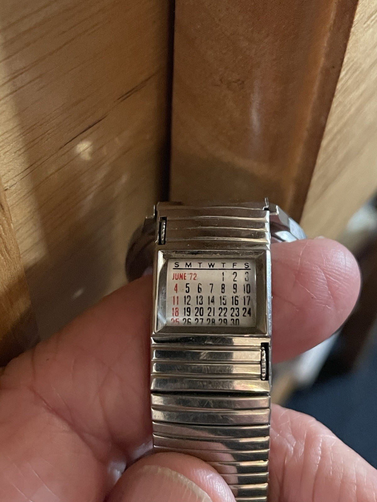 Challfont VTG 50’s Manual Wind working Watch with Speidel Calendar Band