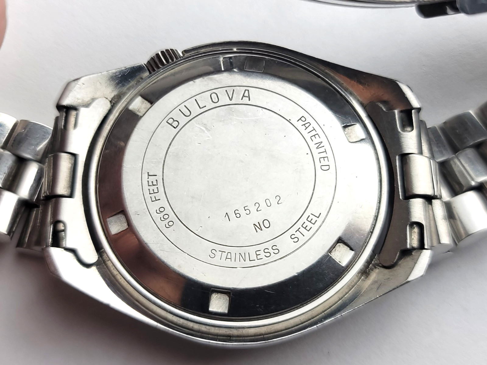 Vintage 1970 Stainless steel Accutron Deep Sea 666 Original bracelet running.