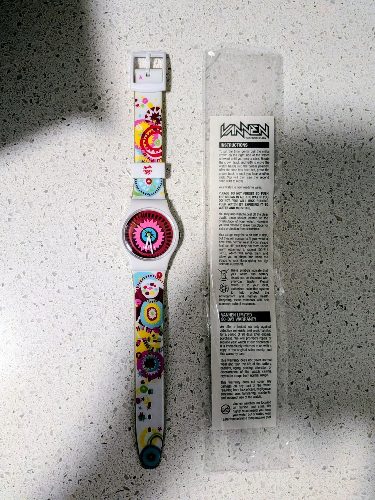 Vannen Limited Edition Chris Bettig Artist Watch NEW – Need New Battery
