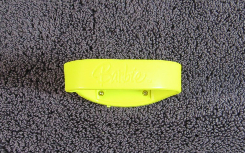 KELLOGG’S CEREAL «THINK PINK» NEON YELLOW CHILDREN’S BRACELET DIGITAL WRISTWATCH
