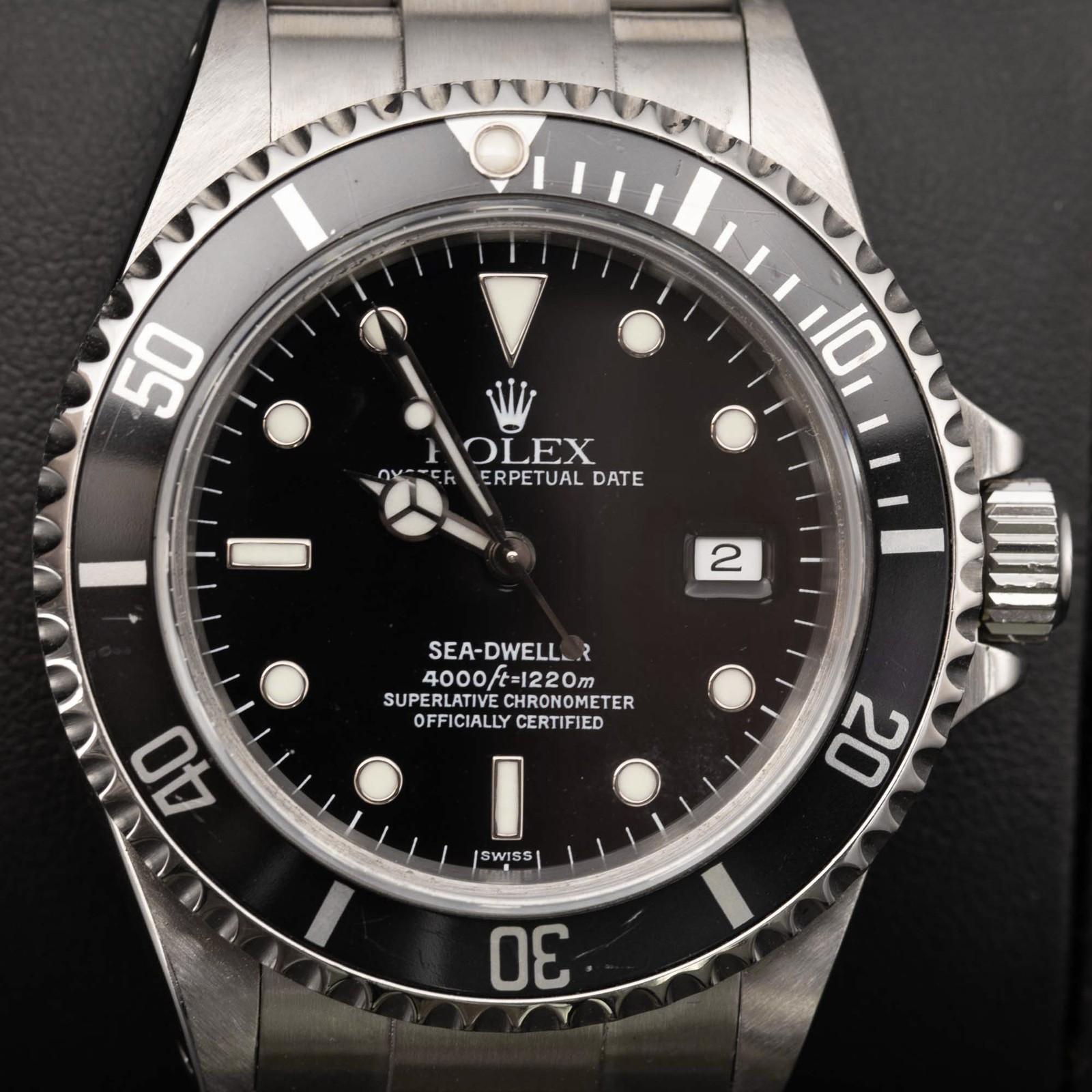 Rolex Sea-Dweller 16600 4000 «Swiss Only» Dial 40mm Steel Watch