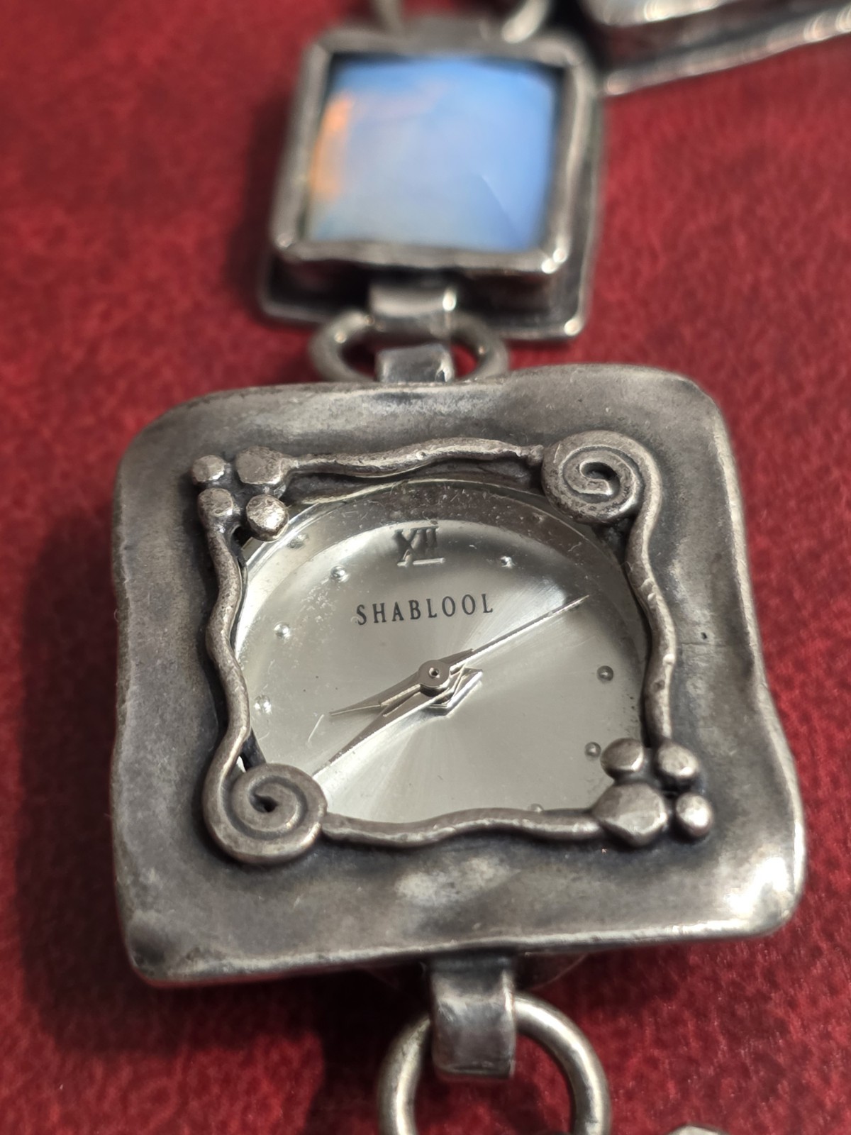 SHABLOOL Israel Handmade SILVER 925 Ladies Analog Watch Quartz . Vintage.
