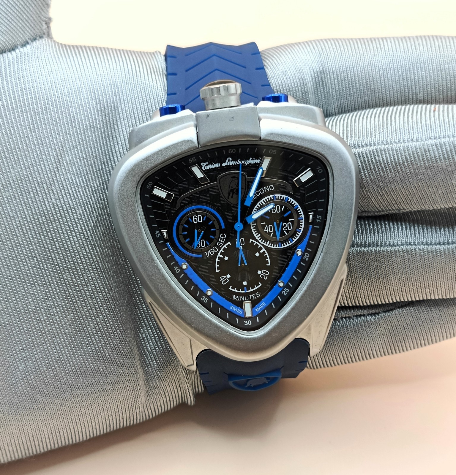Premium Tonino Lamborghini Black Dial Chronograph Refurbished Men’s Wrist Watch