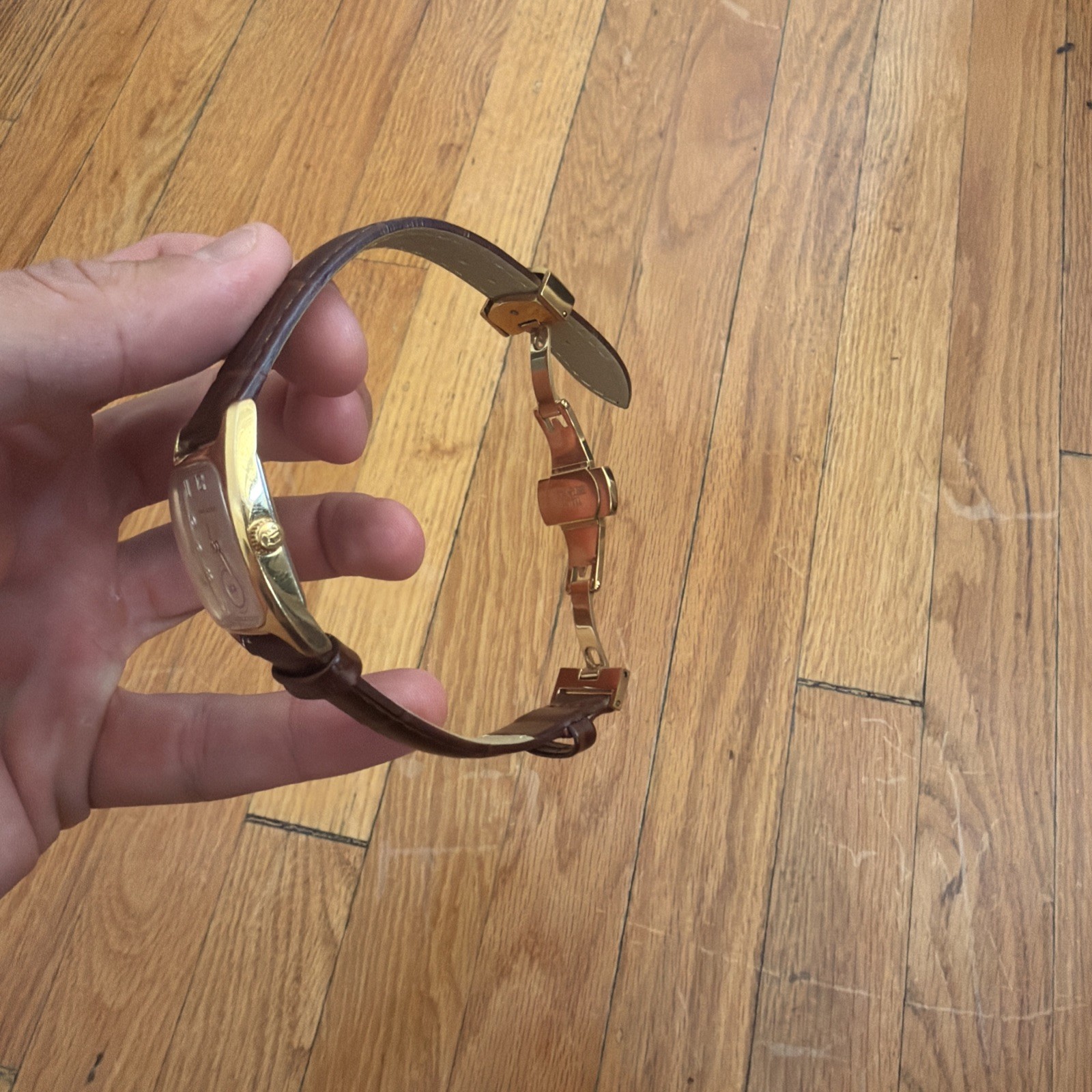 80’s HAMILTON American Classic Boulton quartz wristwatch Indiana Jones