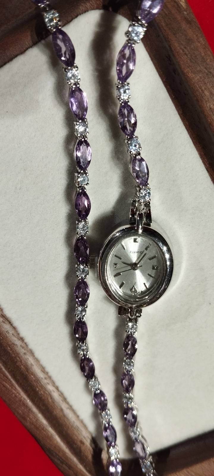 925 silver watches women and matching bracelet
