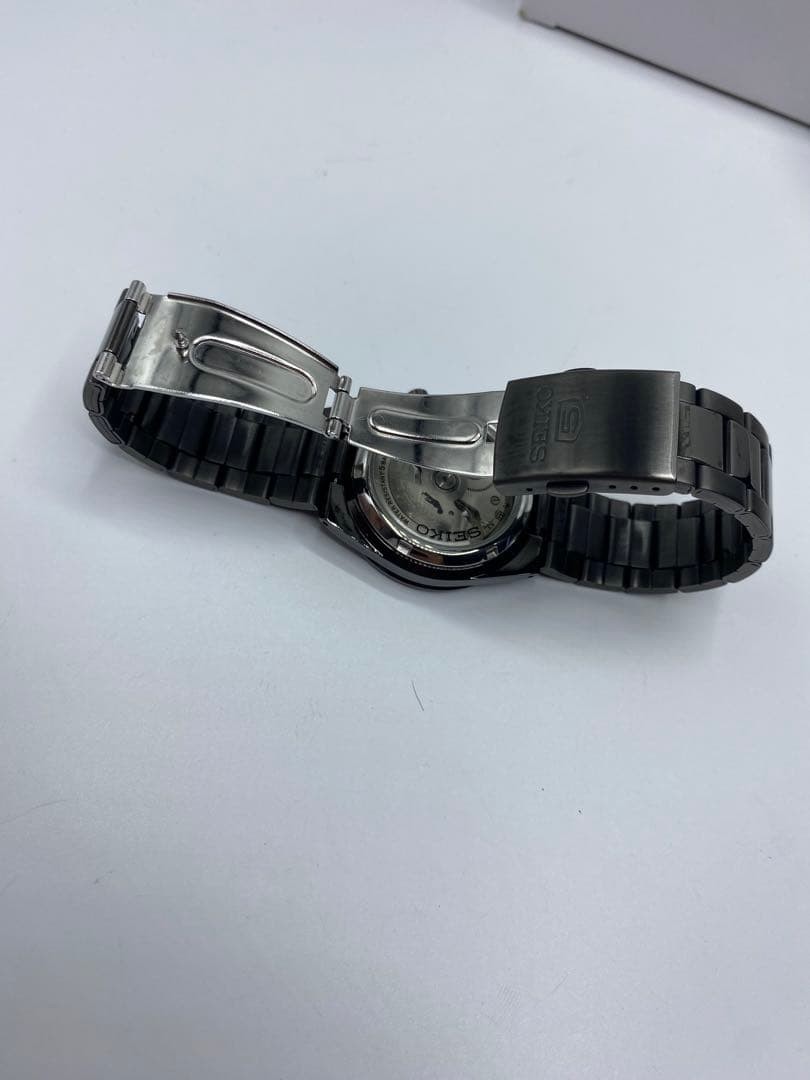 SEIKO5 Automatic 7s26-02t0 Black Day-Date all accessories included