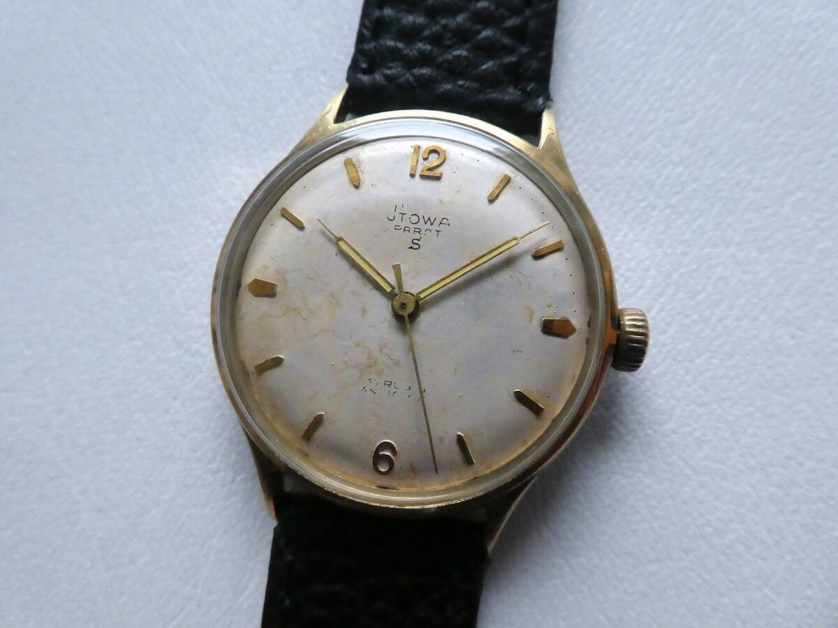 STOWA PARAT 1950 Vintage German Hand-Wind Watch Rare Working Antique