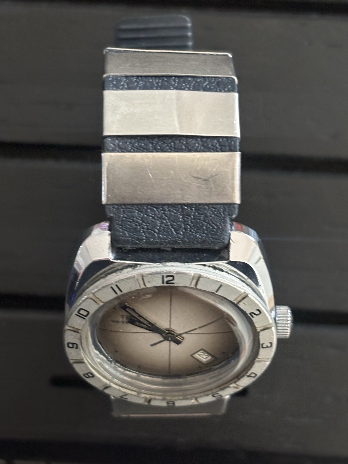 Vintage Timex Marlin Calendar Dive Watch‼️Mint Dial ⌚️[1975]