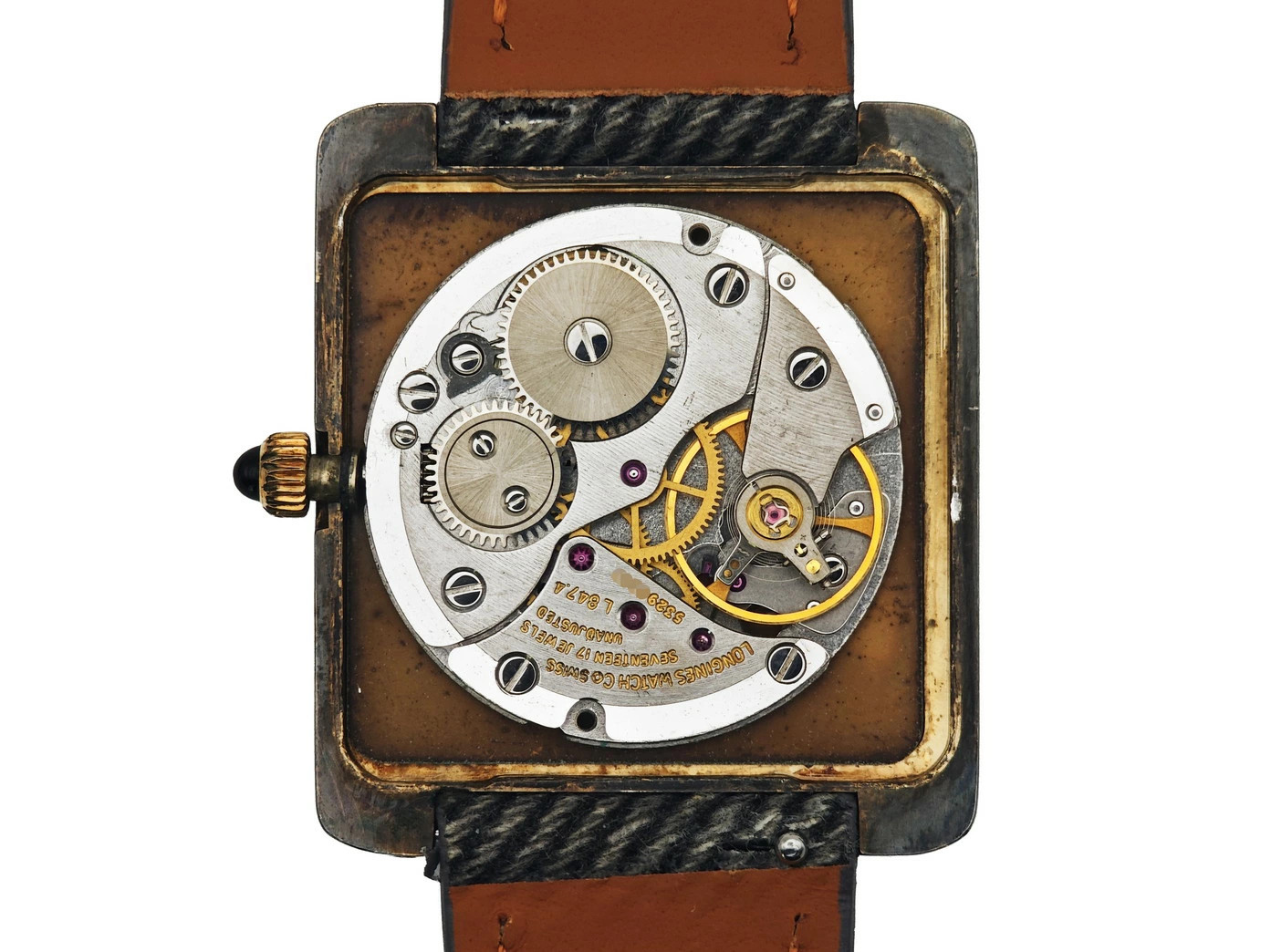 LONGINES Vermeil SV925 Watch Ref 4138 1970s Swiss Manual L847.4