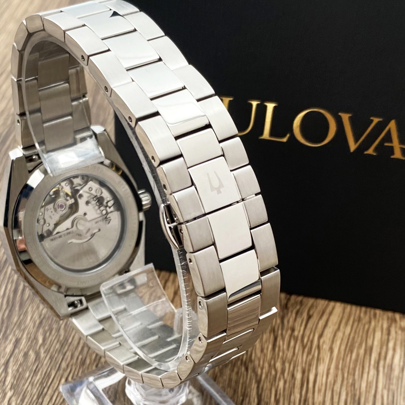 Bulova Surveyor 96B436 Blue Dial Stainless Steel Automatic Men’s Watch