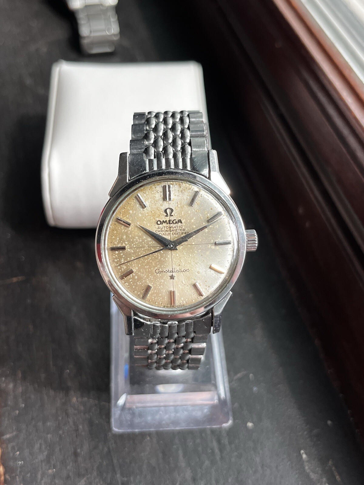 Vintage OMEGA Constellation Cal 551 Steel Automatic Mens Watch 167.005