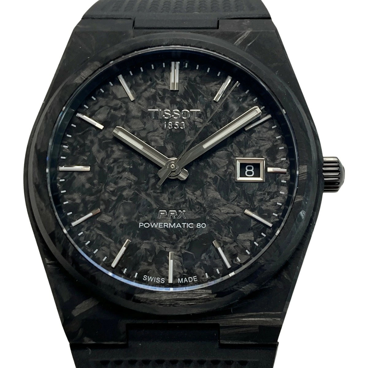 TISSOT WATCH PRX POWERMATIC 80 T137.907.97.201.00 BLACK AUTOMATIC DATE MEN’S F/S