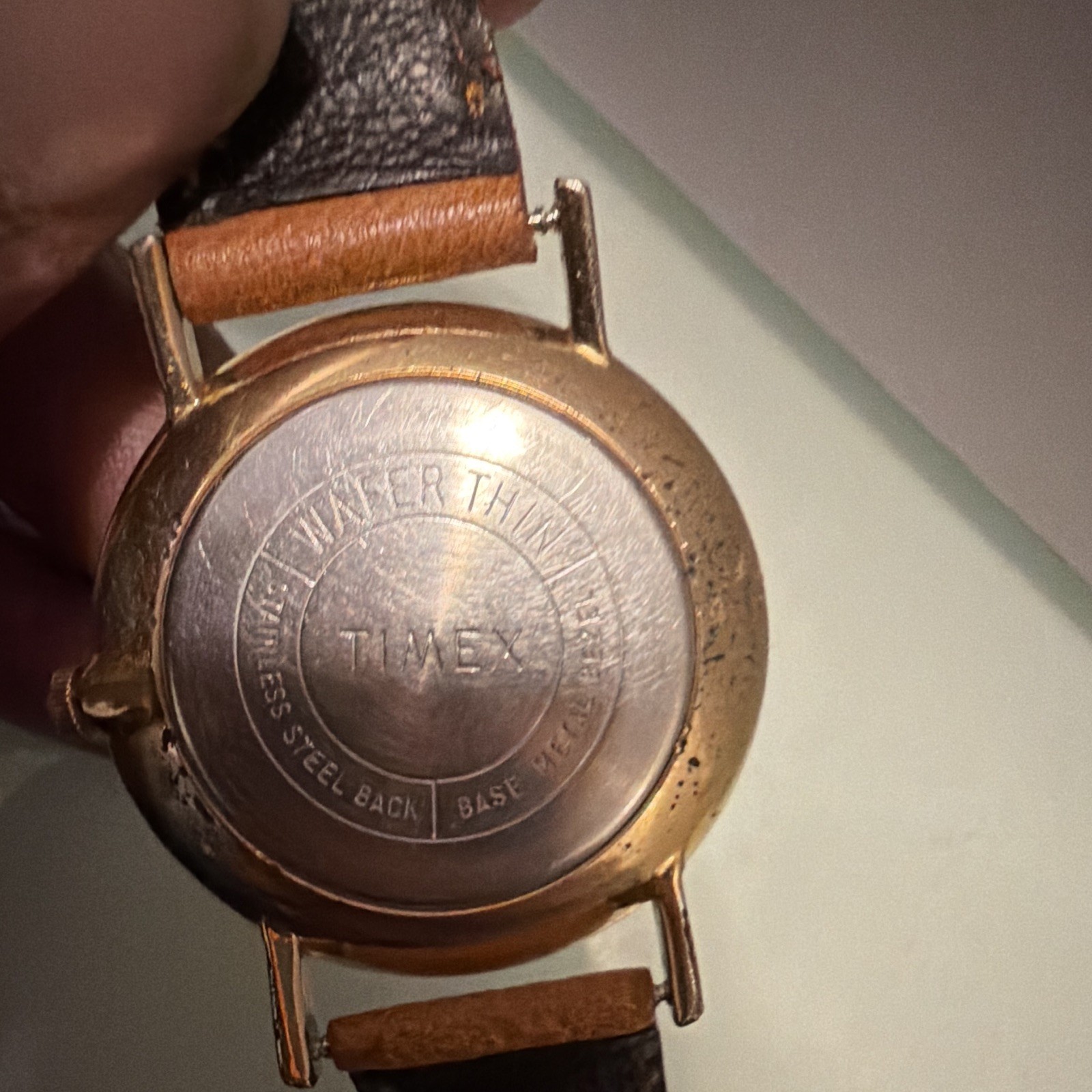 Timex Wafer Thin Marlin Vintage Manual Wind Gold Case