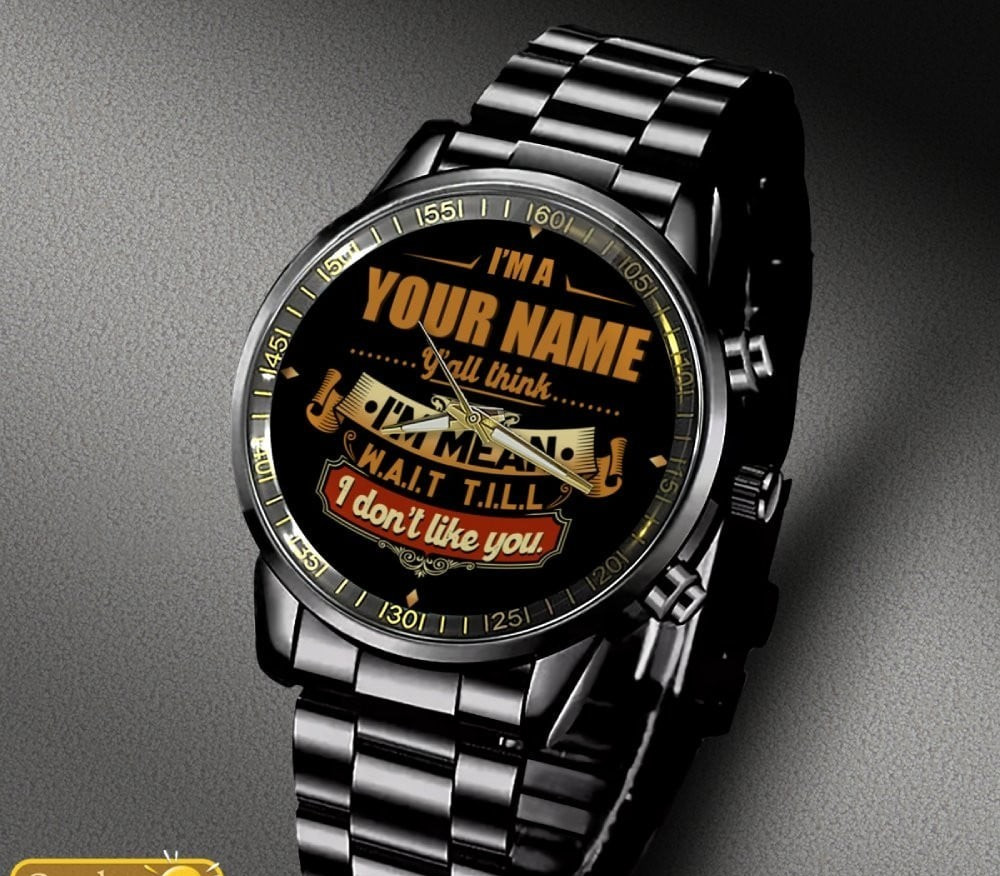Custom name watch _personalized gift for lovers