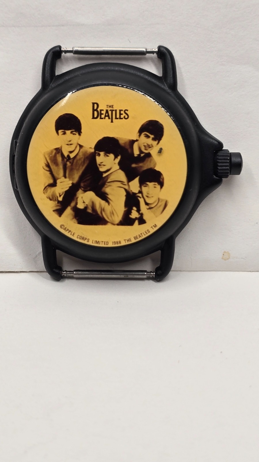 Vintage Beatles 1988 Apple Corps Watch Hong Kong Quartz Record Dial Parts Repair