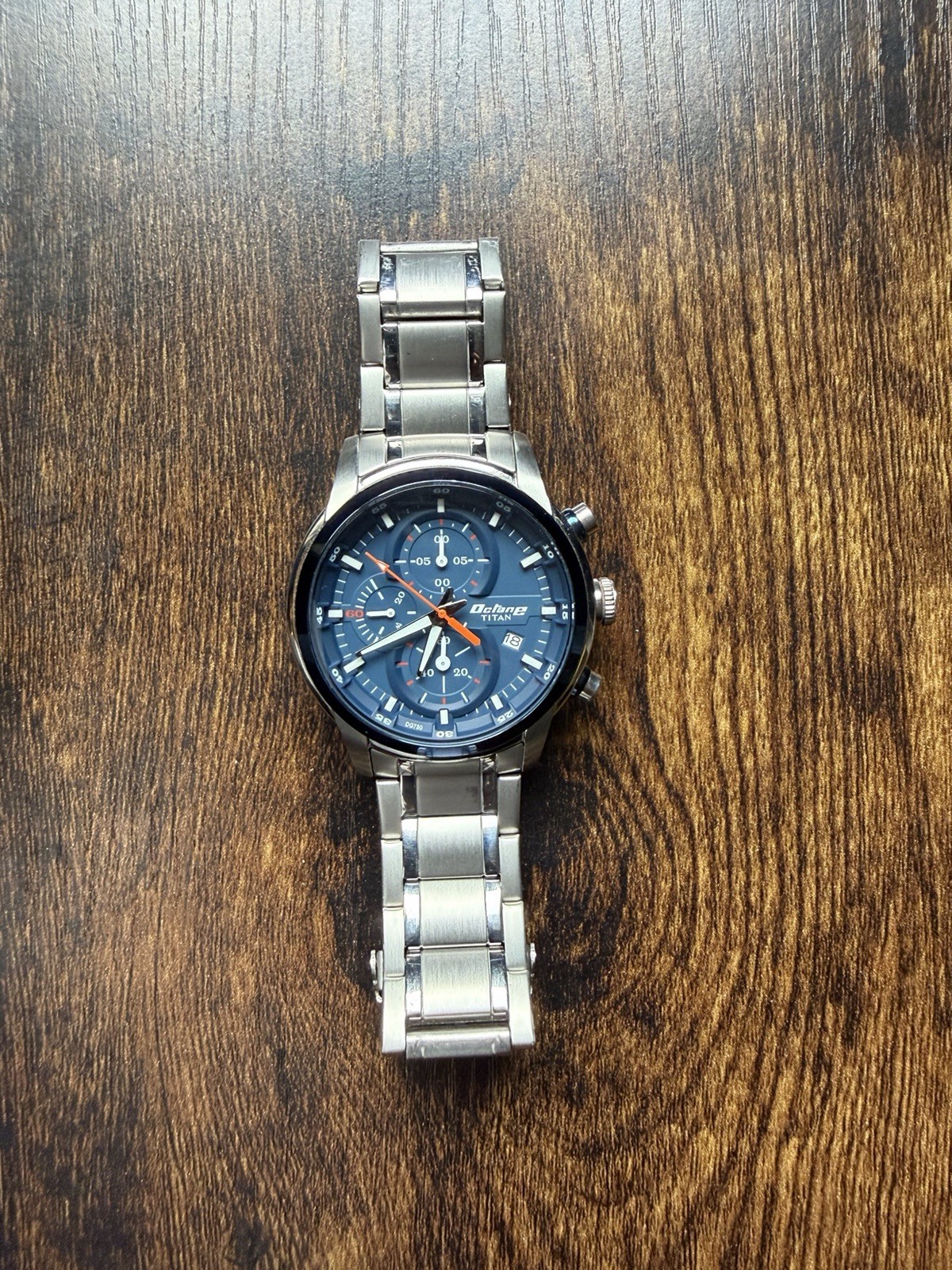 Titan Octane Blue Dial 1/10th Second Chronograph! Quartz Men’s Watch