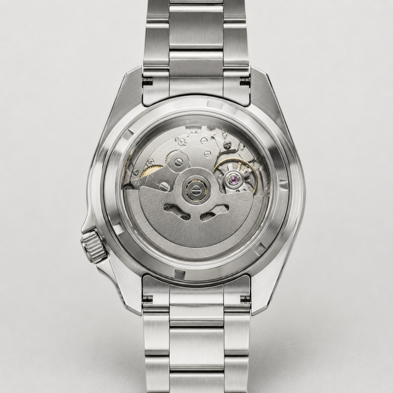 Élan Noir Tempesta Exhibition GMT Stainless Steel Black & Blue Automatic NH34