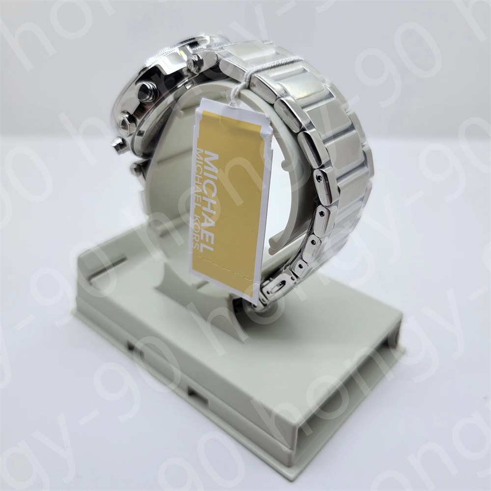 Michael Kors MK5353 Parker Silver 39mm Chronograph Stainless Steel Women’s Watch