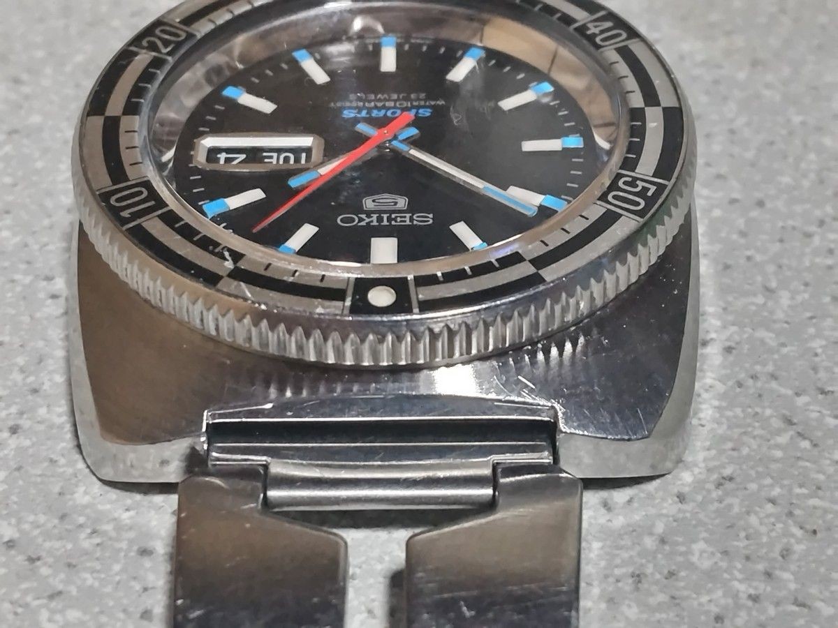 Seiko 7S36-0070 5 Sports Reissue Automatic Watch Working Box Japan
