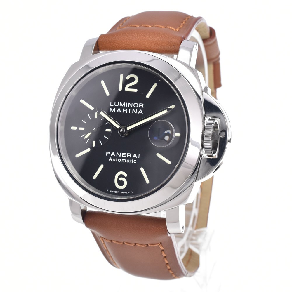 PANERAI Luminor Marina PAM00104 black Dial Automatic Men’s Watch Q#149192