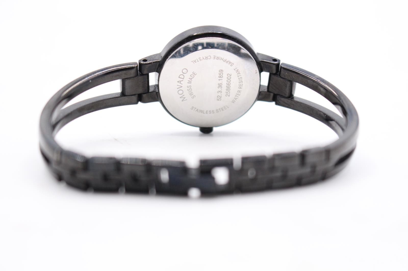Movado Amorosa Women’s Watch 0607795 | Black Dial | Sapphire Crystal Swiss Made