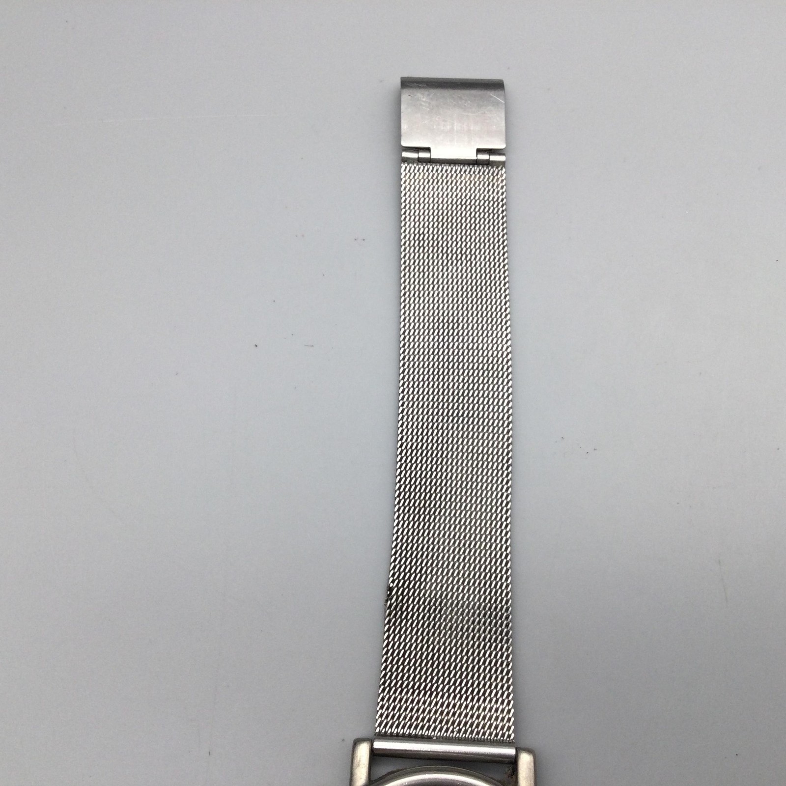 Boccia Titanium Watch Mens 33mm Silver Mesh Swiss 3 BAR Adj Band New Battery