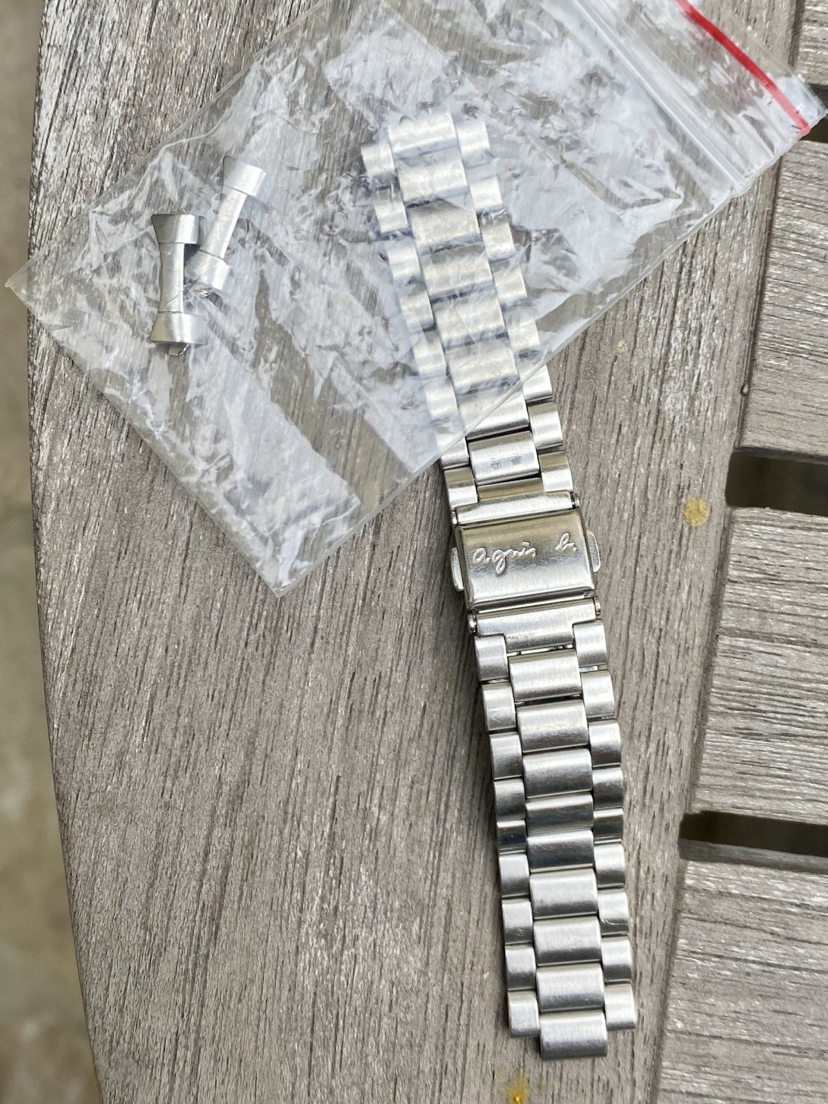 Seiko Agnes B Calendar JDM Quartz Watch 33mm Stainless Steel Made In Japan