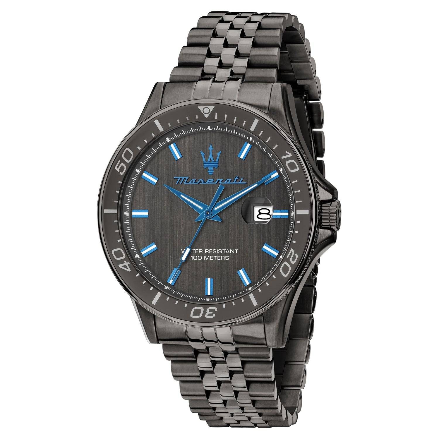 Maserati Challenge Dark Edition Watch R8853140010 Steel Jubilee 44mm Men’s Watch
