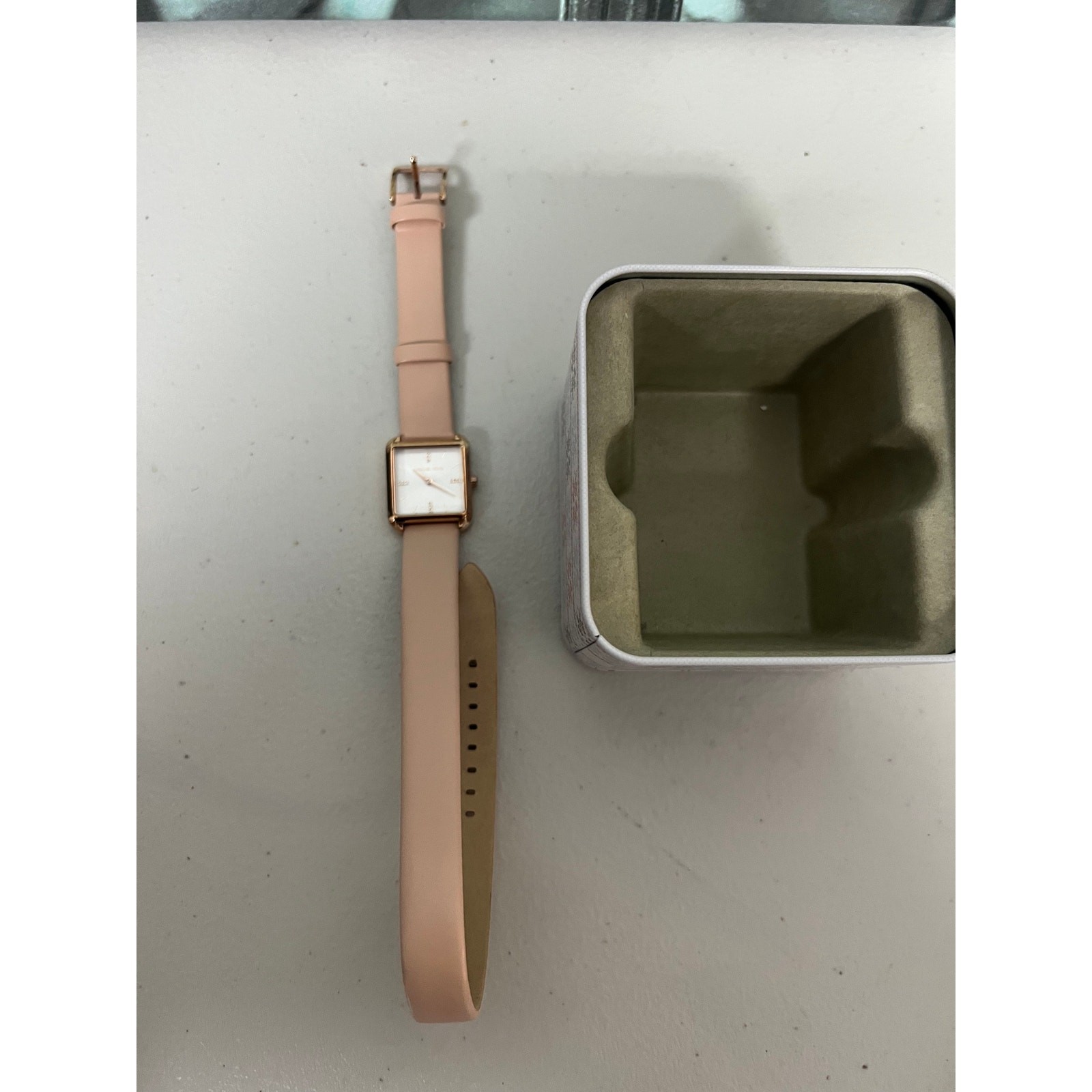 Michael Kors MK2826 Drew Three-Hand Blush Pink Leather Double Wrap Women’s Watch