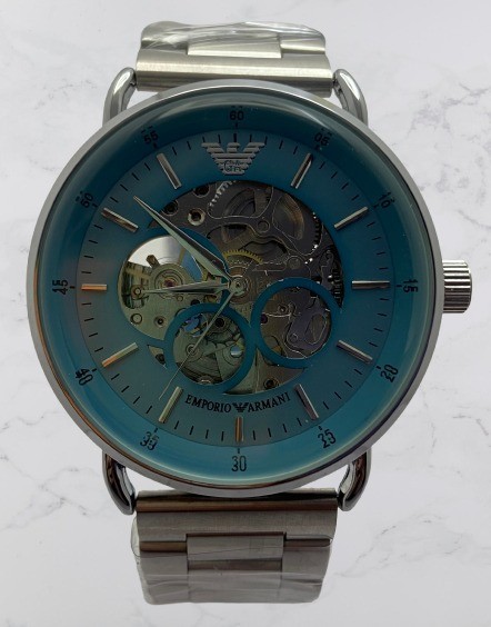 Refurbished Beautiful Skeleton Look Emporio Armani Automatic Men’s Wristwatch