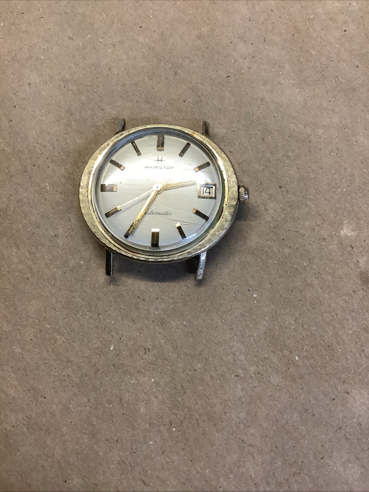 Collectible Antique HAMILTON Oval Faced 10k Gold Filled Men’s Watch (sh1231)