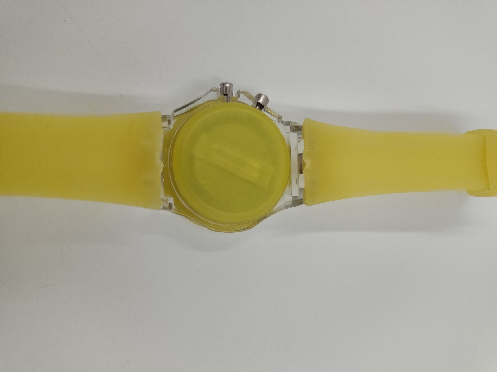 Kids Silicone Band Watch Quartz Analog Wristwatches Girls Lovely Yellow Watches