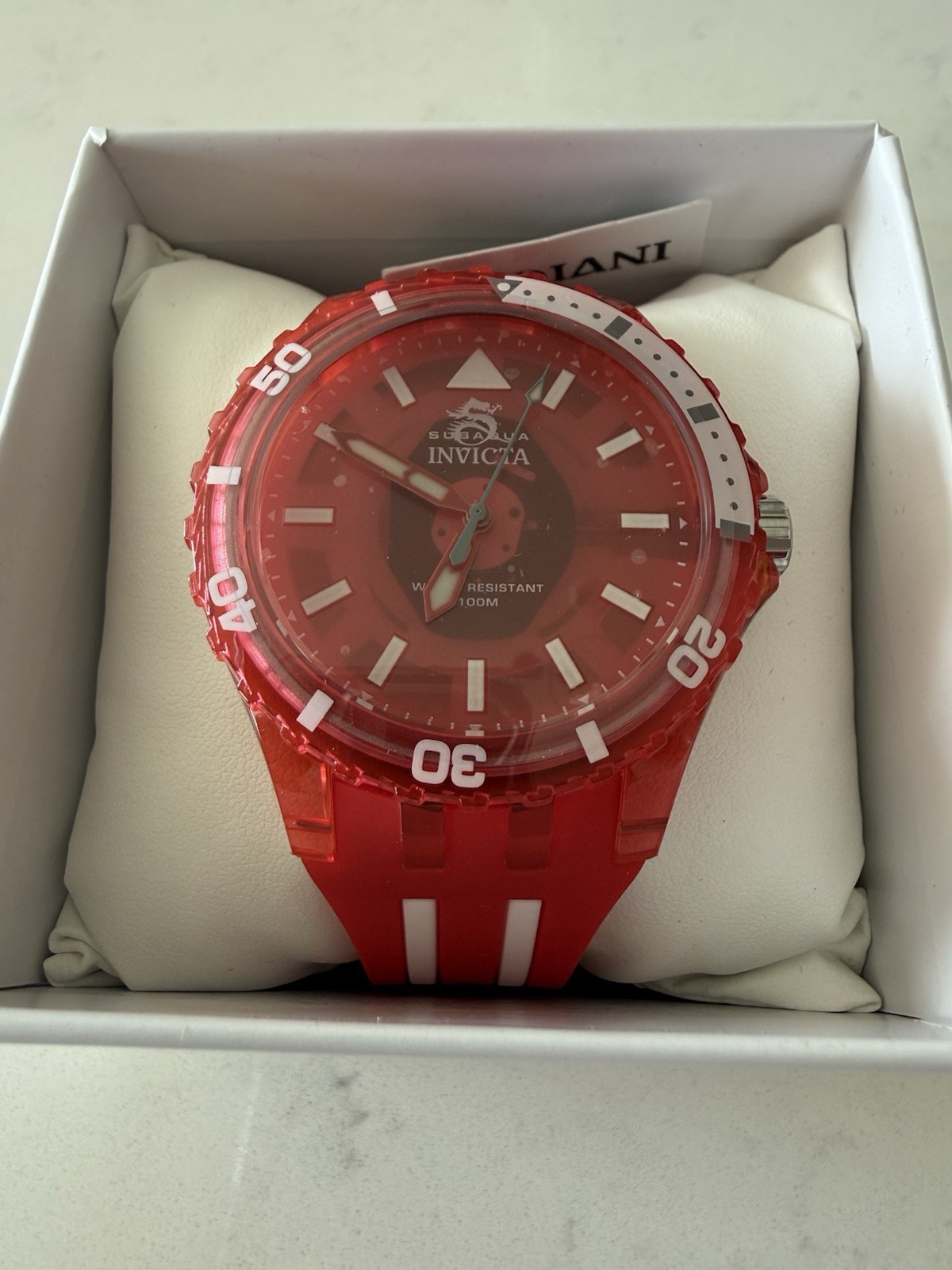 Invicta Subaqua Chromamode Men’s Watch – 44mm, Red 69450 New