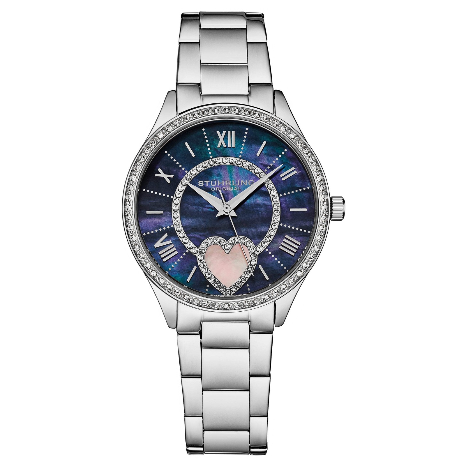 Saylor Mother of Pearl Quartz Classic Blue/Stainless | Blue Dial Wristwatch 4019